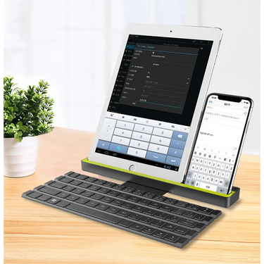 Outdoor Office Portable Folding Wireless Reel Keyboard - TechShopi